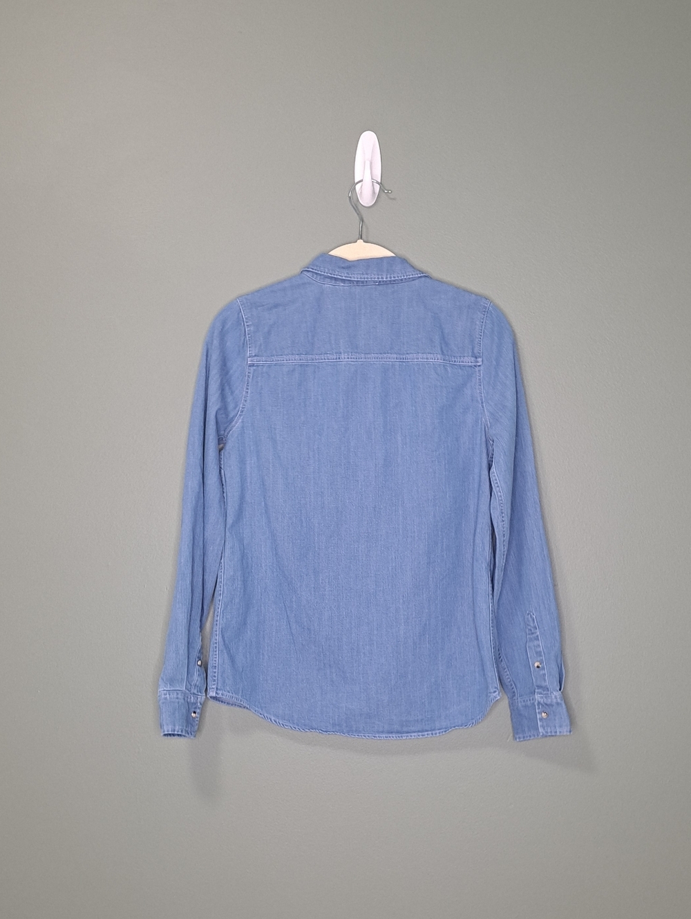 Sezane Servanne Shirt Denim 32 NWOT - Picture 4 of 9